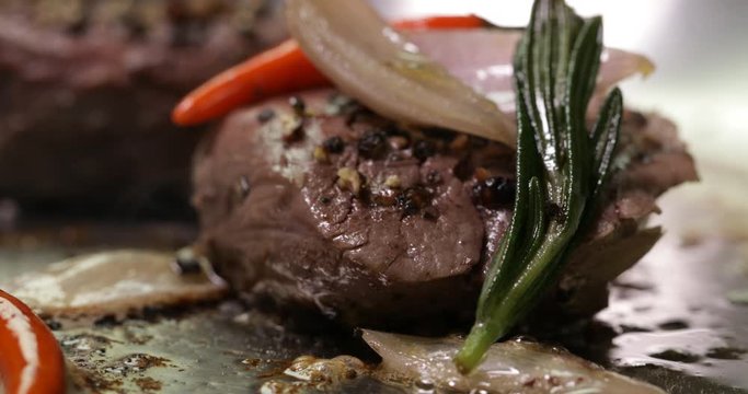 Steak braten 