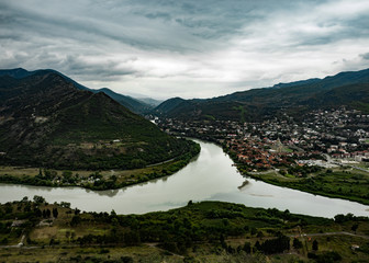 lake in mountains