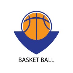 Fototapeta premium basket ball logo vector