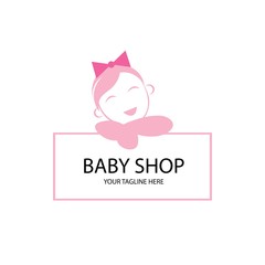 baby logo vector