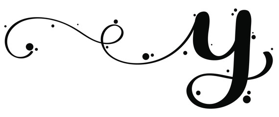 Alphabet with ornaments vector vintage handwritten, Letter V Decoration vintage for invites card and other concept ideas. Illustration alphabet