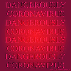 Coronavirus in China. Quarantine. Coronavirus 2019- ncov outbreak of a new strain of influenza threatening the development of a pandemic. Vector illustration.