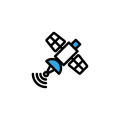 vector satellite icon