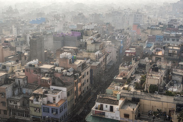 old delhi view from jama masjid