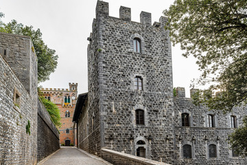 Fototapeta na wymiar Brolio Castle in Chianti