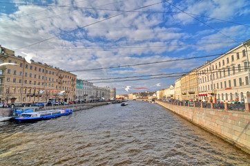 Naklejka premium Panorama Sankt Petersburga w Rosji
