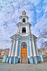 St. Nicholas Naval Cathedral in Saint Petersburg.