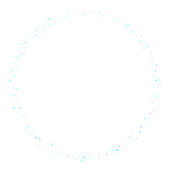 Blue, cyan, turquoise glitter stars confetti
