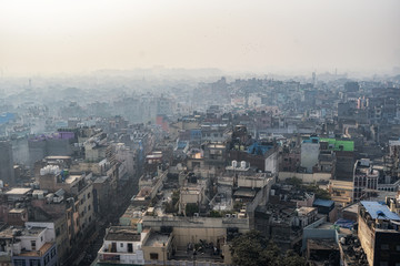 old delhi view from jama masjid