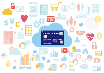 キャッシュレス決済に使えるクレジットカードで購入する様々なコンテンツ