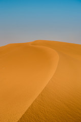 sand dunes in the desert Algeria  morocco Sahara