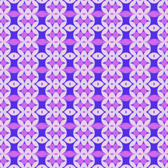 Seamless geometric pattern. flower ornament style. vector illustration. For wrapping, wallpaper, background fills.