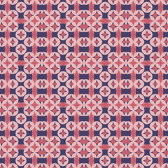 Seamless geometric pattern. flower ornament style. vector illustration. For wrapping, wallpaper, background fills.