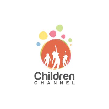 Children Channel Logo Abstract And Vector
