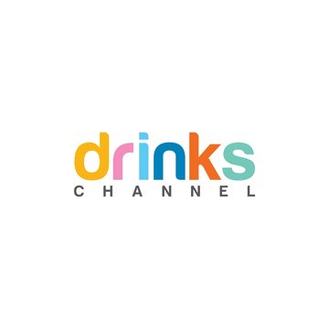 Drinks Channel Logo Abstract and simple