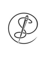 S Embroidery Logo, S Needlework