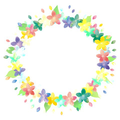 桜の花フレーム1