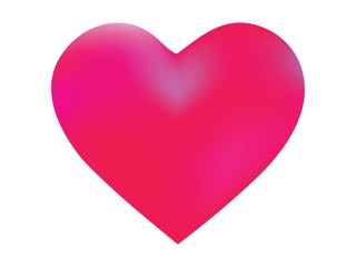 Gradient background in the form of a heart.