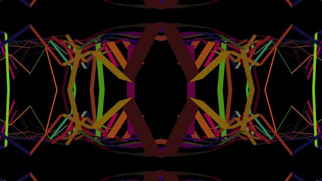 Generated motion graphics, good as transitional mask, vj loop