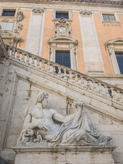 Capitoline Museums is the oldest public museum in the world, launched by Pope Sixtus IV in 1471, Rome, Italy