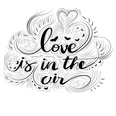  love calligraphy, vector, illustration ,Wording Design, lettering. Wall art work, Home Art decor, Wall Decals, Art Decor, Poster design, branch with hearts, isolated on white background. home decor