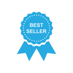 best seller sign icon vector