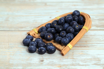 Fresh blueberries