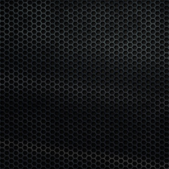 Rhombus wire pattern black metal background
