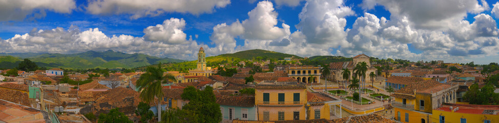 City of Trinidad in Cuba. Trinidad has been a UNESCO World Heritage site since 1988.