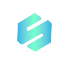 abstract letter S logo vector illustration. letter S symbol icon
