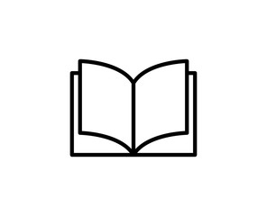 Book line icon