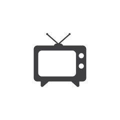 Tv icon,Television icon vector design with black color