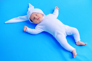 white Bunny costume