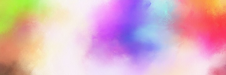 colorful and vibrant old horizontal banner with light gray, pastel pink and peru color