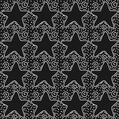 seamless pattern with stars