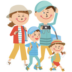 ポップな家族　おでかけ