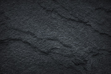 Dark grey black slate stone  texture abstract background