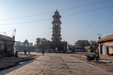 Fototapeta na wymiar ghanta ghar clock tower jodhpur
