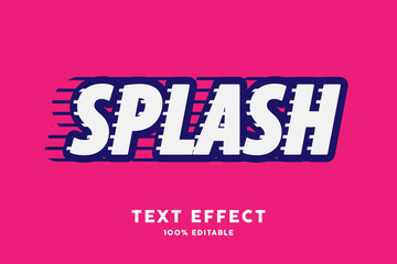 Fototapeta na wymiar White splash text effect, editable text effect