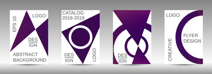 Creative backgrounds with abstract gradient linear