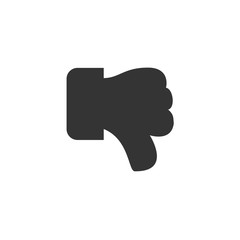 thumbs down iconand graphic design vector illustration symbol for website and graphic design