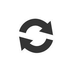 refresh icon vector illustration symbol for website and graphic design