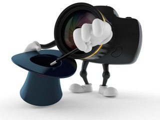 Camera character with magic hat © Talaj