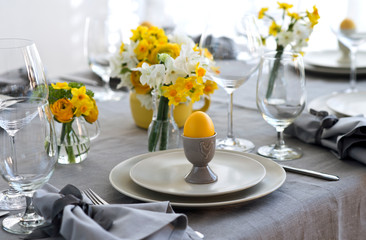 Easter table setting