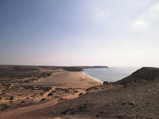 Fototapeta na wymiar Beautiful Papagayo coast, Canarian islands.