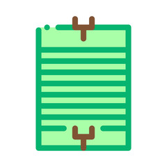 Rugby Playing Field Icon Vector. Outline Rugby Playing Field Sign. Isolated Contour Symbol Illustration