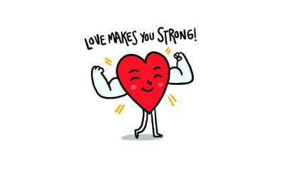Love makes you strong