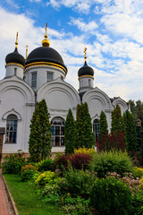 Trinity cathedral of St. Tikhon's Transfiguration convent in Zadonsk, Russia