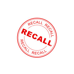 Recall stamp illustration