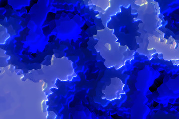 gradient abstract texture of fancy in 2020 color phantom blue with icy lines - winter idea illustration, background design template